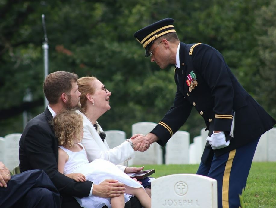 Funeral for U.S. Army Air Forces 2nd Lt. Peter A. Timpo