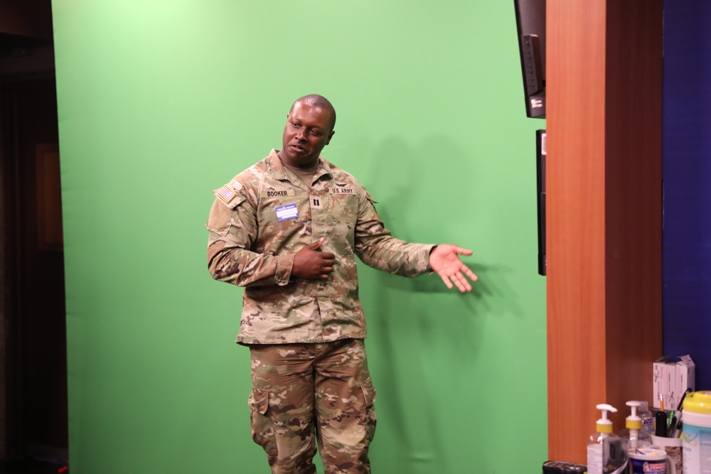 Soldiers tour WGAL News 8 studio