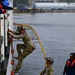 U.S. Coast Guard Cutter Forward (WMEC 911) conducts training before getting underway in support of Op Nanook