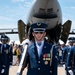 U.S. Air Force Honor Guard Drill Team performs at EAA AirVenture Oshkosh