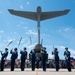 U.S. Air Force Honor Guard Drill Team performs at EAA AirVenture Oshkosh