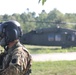 UH-60 Black Hawks land to extract Soldiers