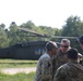 UH-60 Black Hawks land to extract Soldiers