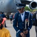 U.S. Air Force Honor Guard Drill Team performs at EAA AirVenture Oshkosh