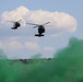UH-60 Black Hawks land to extract Soldiers