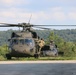 UH-60 Black Hawks land to extract Soldiers