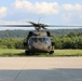 UH-60 Black Hawks land to extract Soldiers