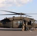 UH-60 Black Hawk lands to extract Soldiers