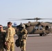 UH-60 Black Hawk lands after extracting Soldiers