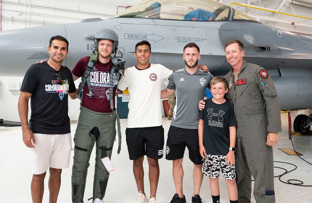 Colorado Rapids Visits Buckley SFB