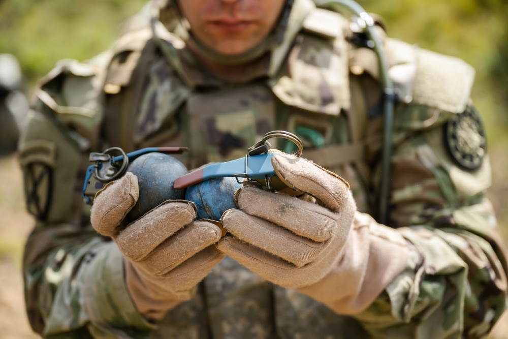 Grenade training at Northern Strike