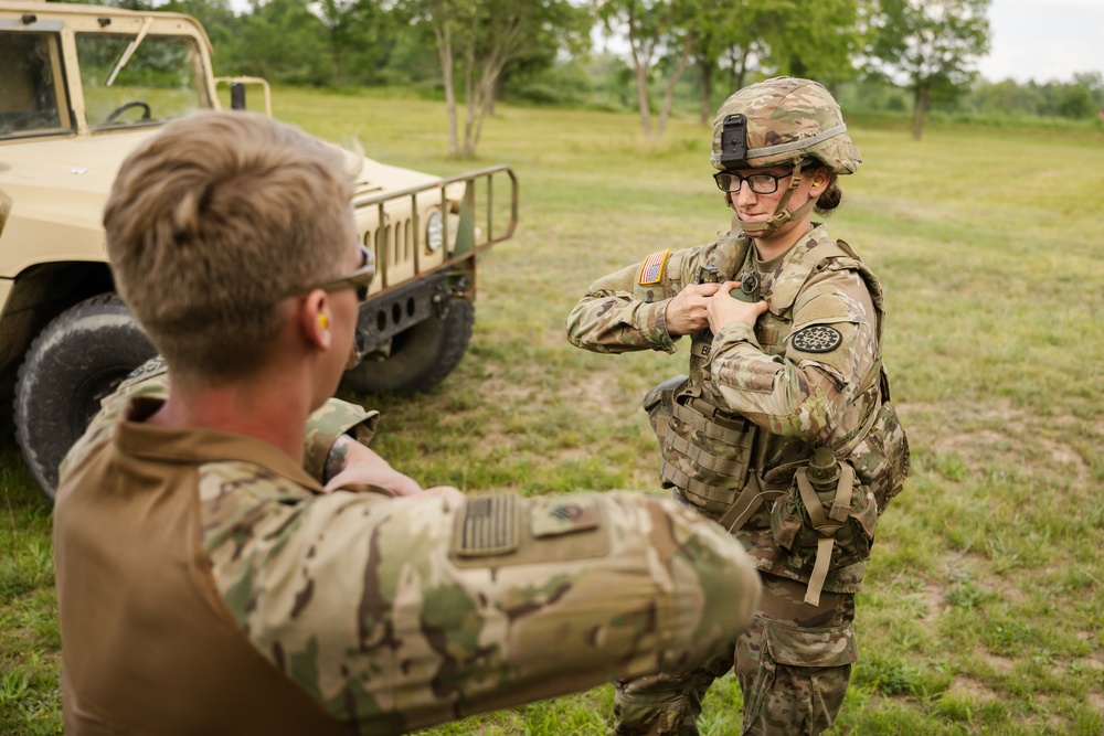 Grenade training at  Northern Strike