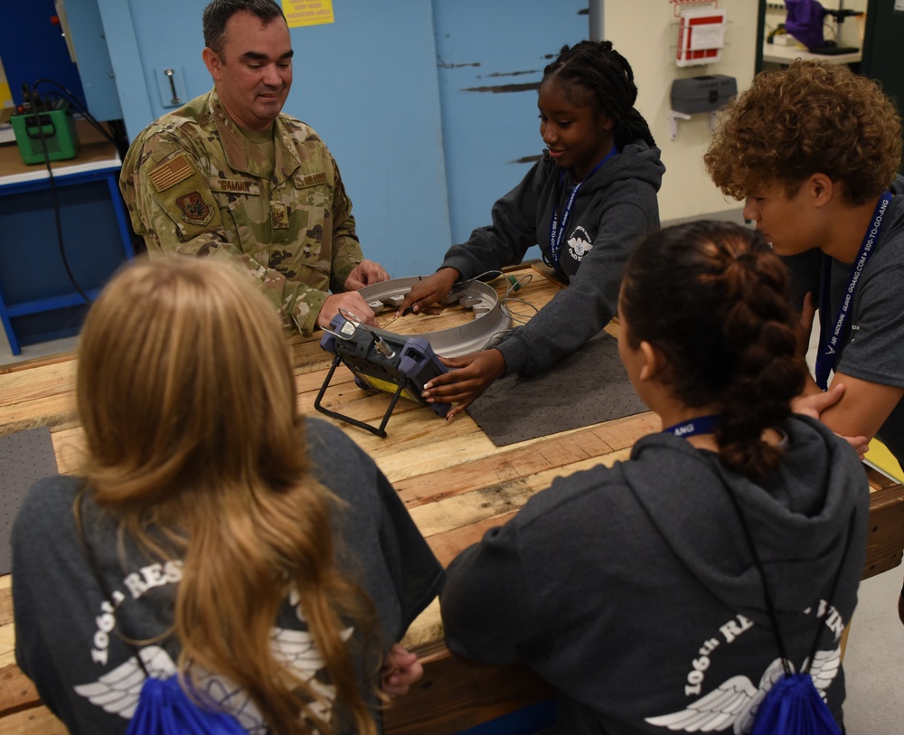 First Air National Guard STEM Camp at 106th Rescue Wing