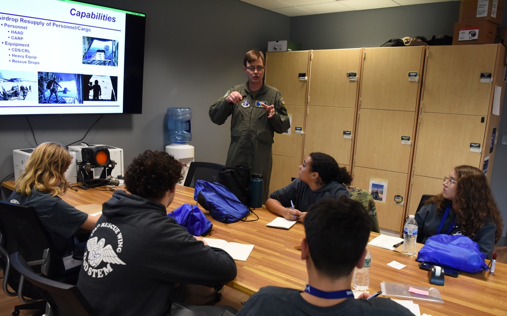 First Air National Guard STEM Camp at 106th Rescue Wing