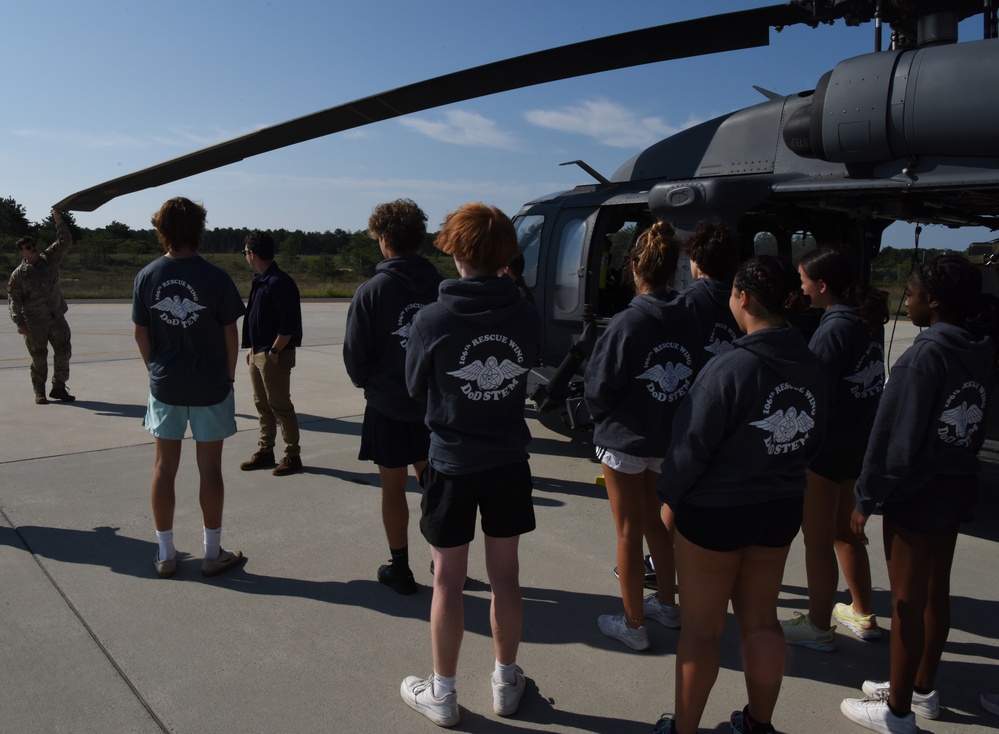 First Air National Guard STEM Camp at 106th Rescue Wing