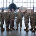 Chief Master Sgt. Jason Howard promotes while in F-16 maintenance training at Sheppard AFB.