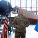 Chief Master Sgt. Jason Howard promotes while in F-16 maintenance training at Sheppard AFB.