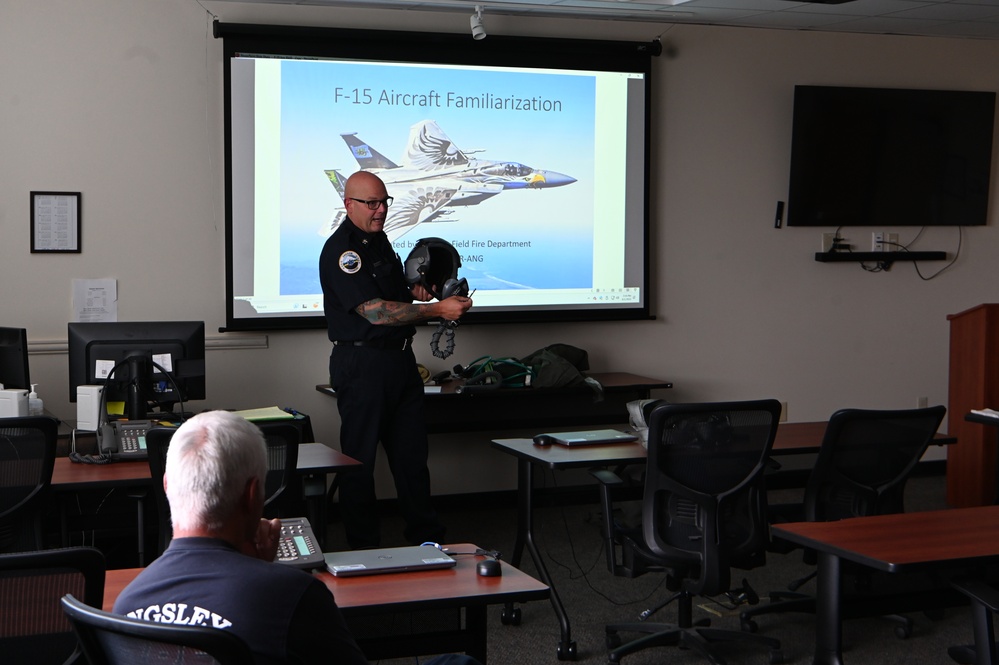 Kingsley Fire Department trains local fire fighters on emergency aircraft procedures