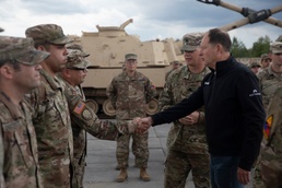 U.S. Ambassador to Poland Visit's Thunder Battalion in Toruñ