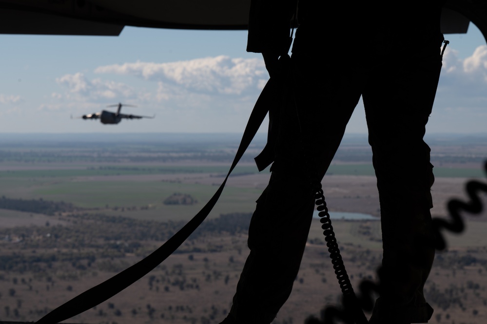 USAF and RAAF Aircrew showcase interoperability during MG23