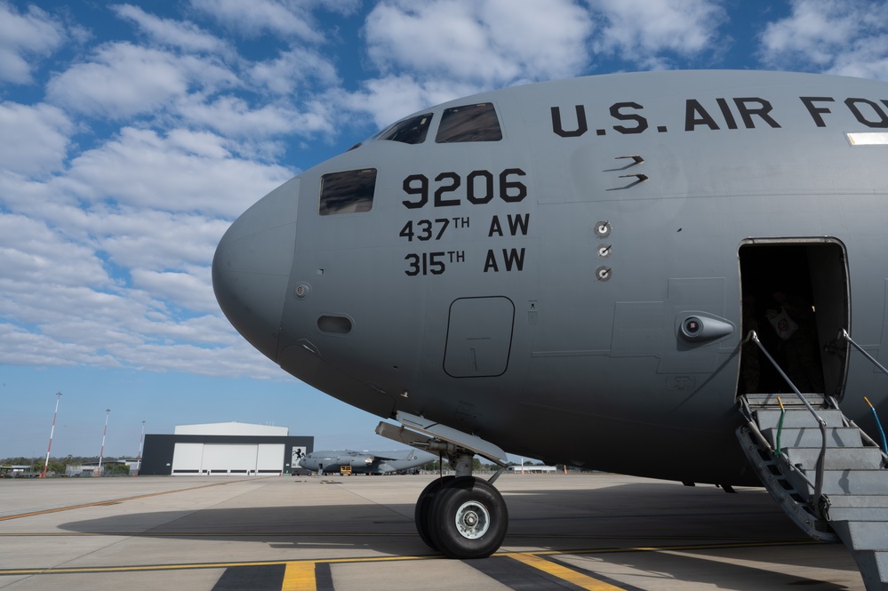 USAF and RAAF Aircrew showcase interoperability during MG23