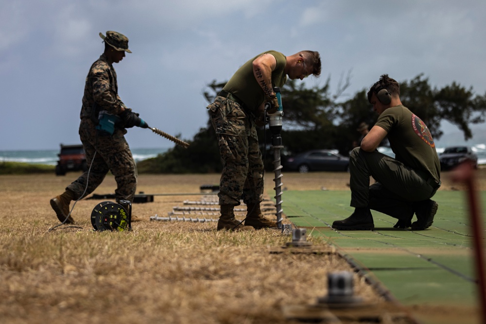 Marines Prepare Landing Zone