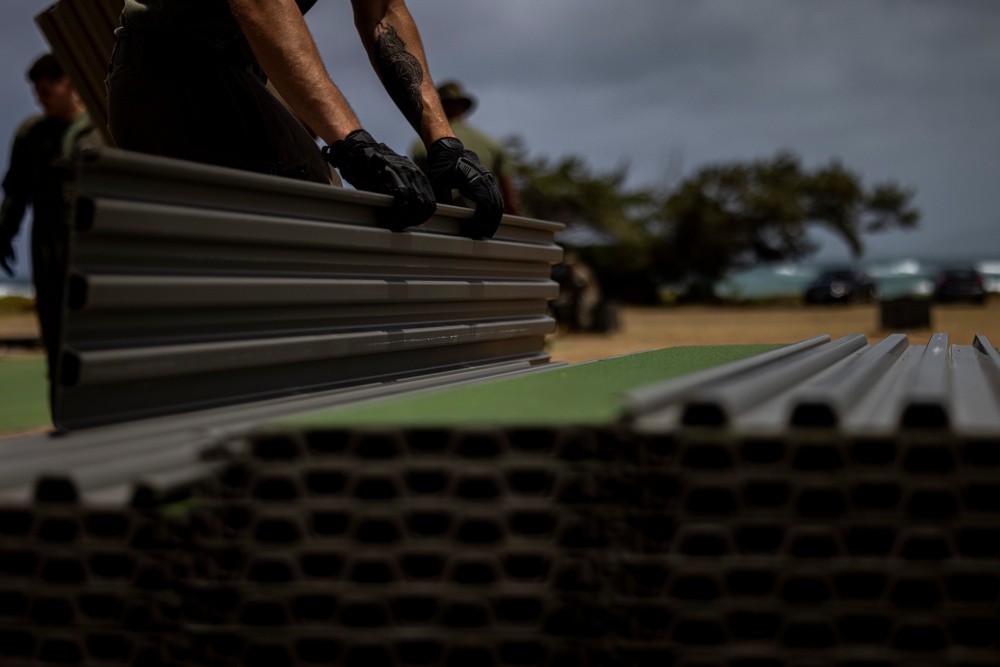 Marines Prepare Landing Zone