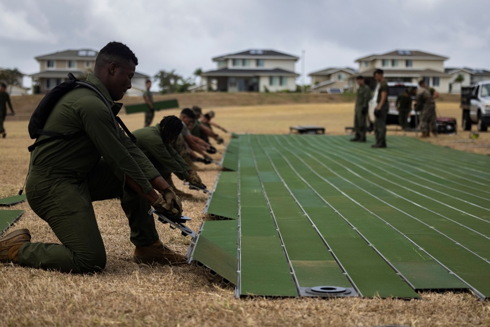 Marines Prepare Landing Zone