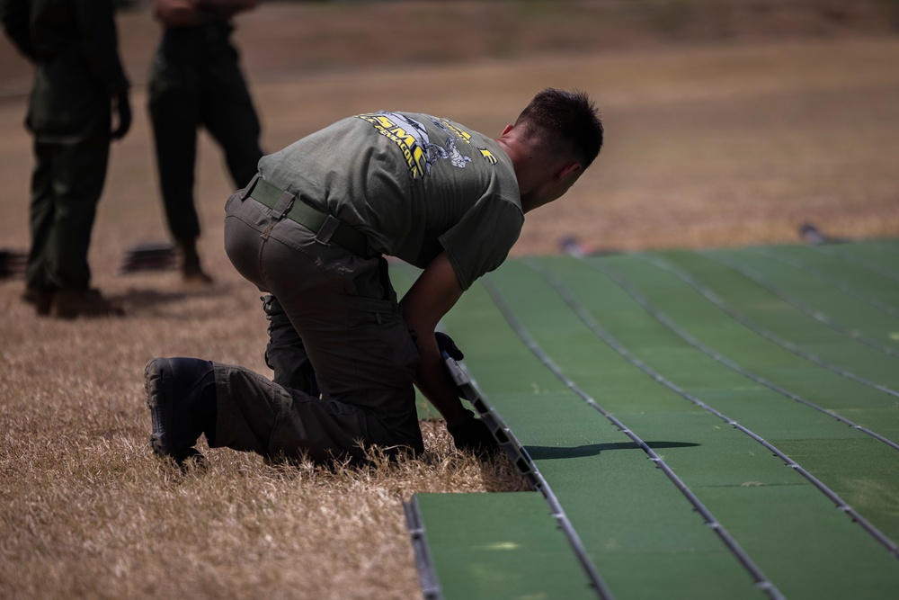 Marines Prepare Landing Zone