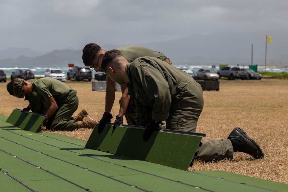 Marines Prepare Landing Zone