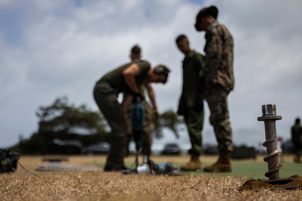 Marines Prepare Landing Zone