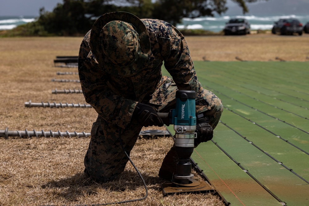 Marines Prepare Landing Zone