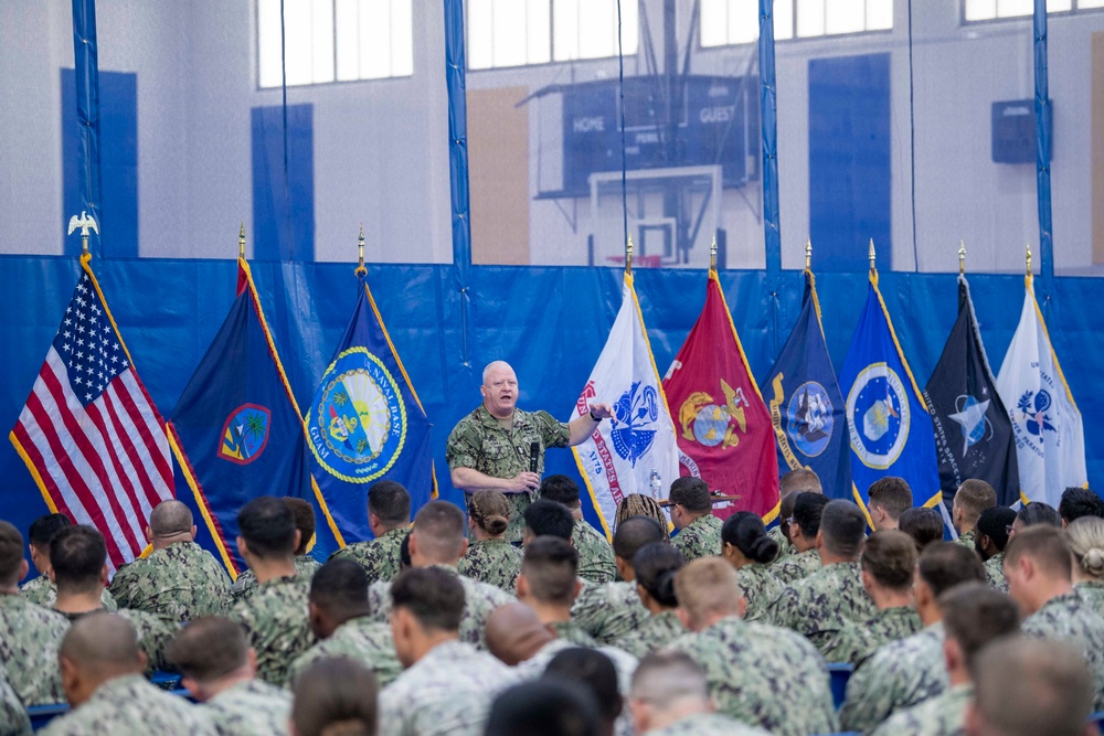 MCPON Honea visits Naval Base Guam