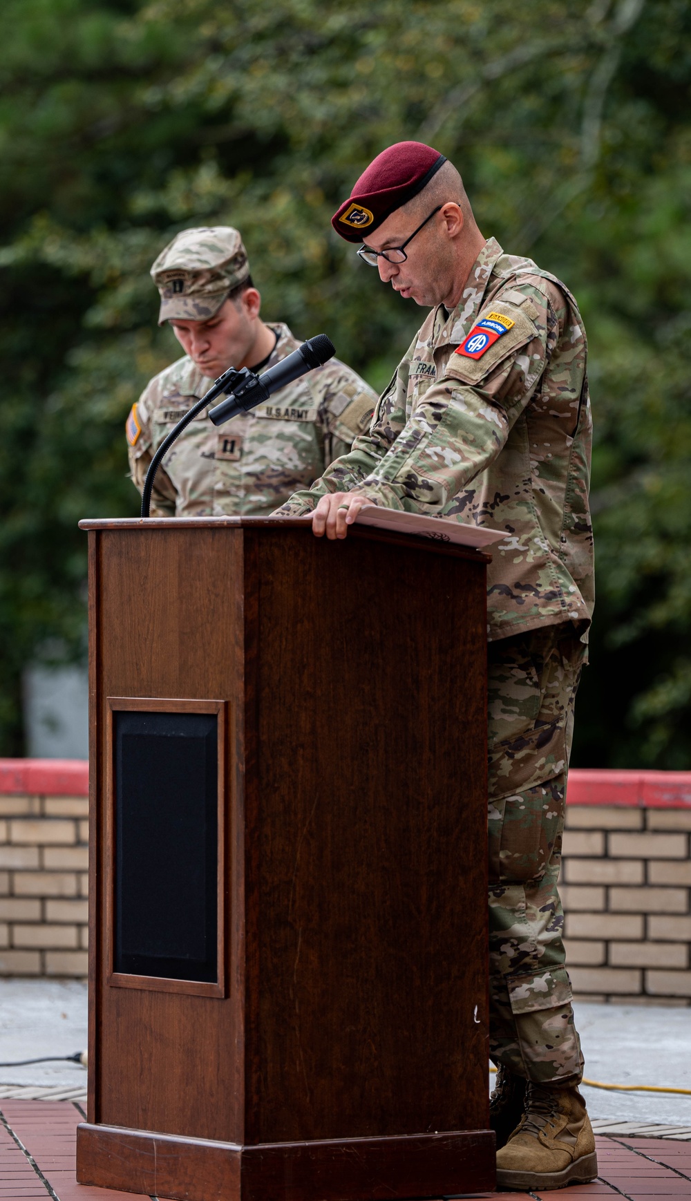 82nd Airborne Division Small Unit Tactics Graduation Ceremony