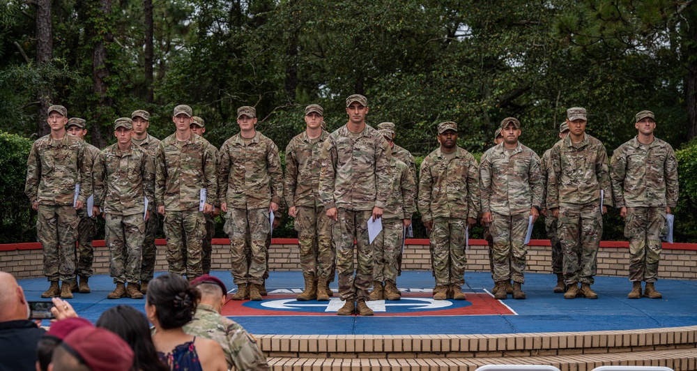 82nd Airborne Division Small Unit Tactics Graduation Ceremony