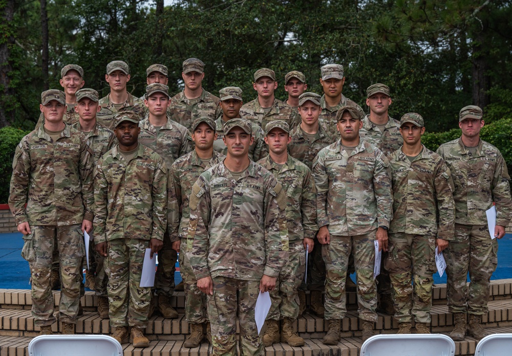 82nd Airborne Division Small Unit Tactics Graduation Ceremony