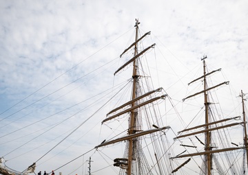 Coast Guard Barque Eagle returns to New London after 4-month deployment