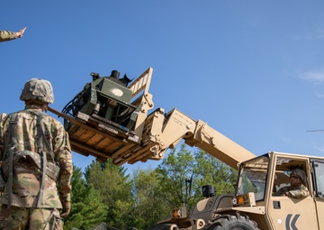 126th Quartermaster Company Build Their Showers for Northern Strike 23