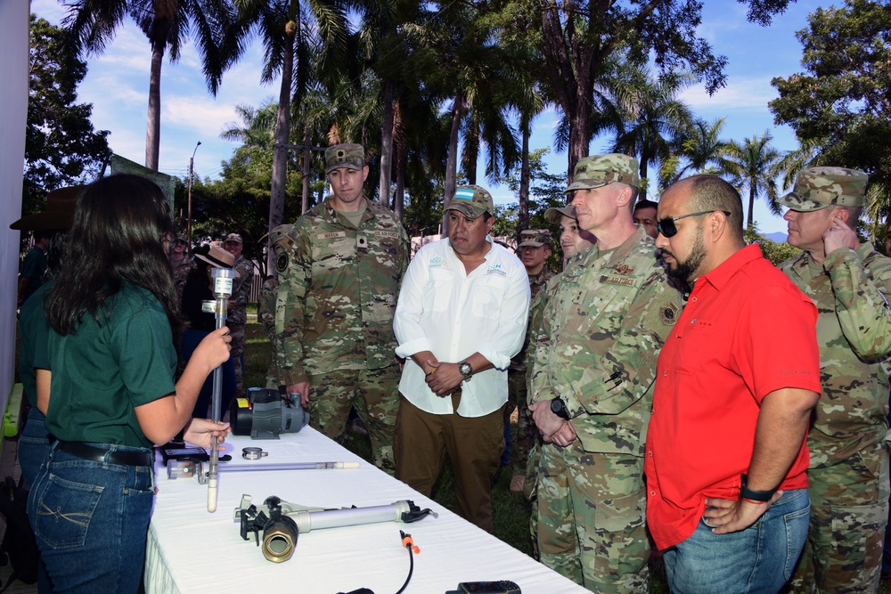 AFSOUTH Commander, Civil Affairs Attend Technology School’s Groundbreaking Ceremony