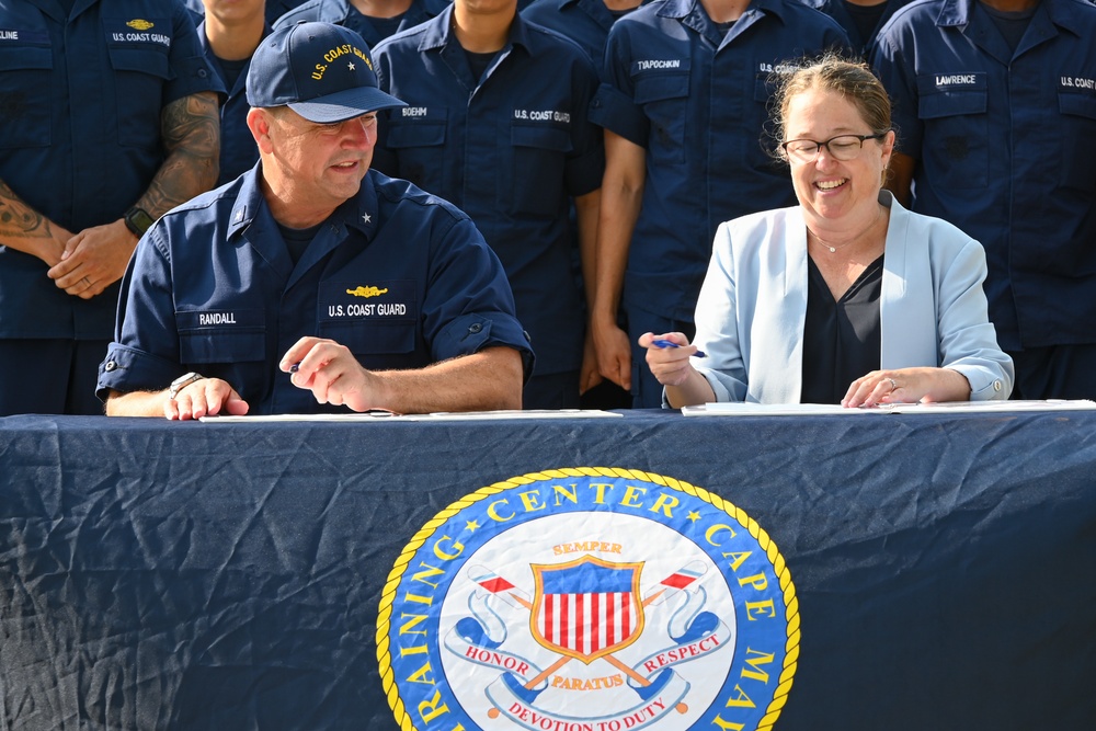 USNCC President Visits Navy Coast Guard Training Center Cape May as a VIP