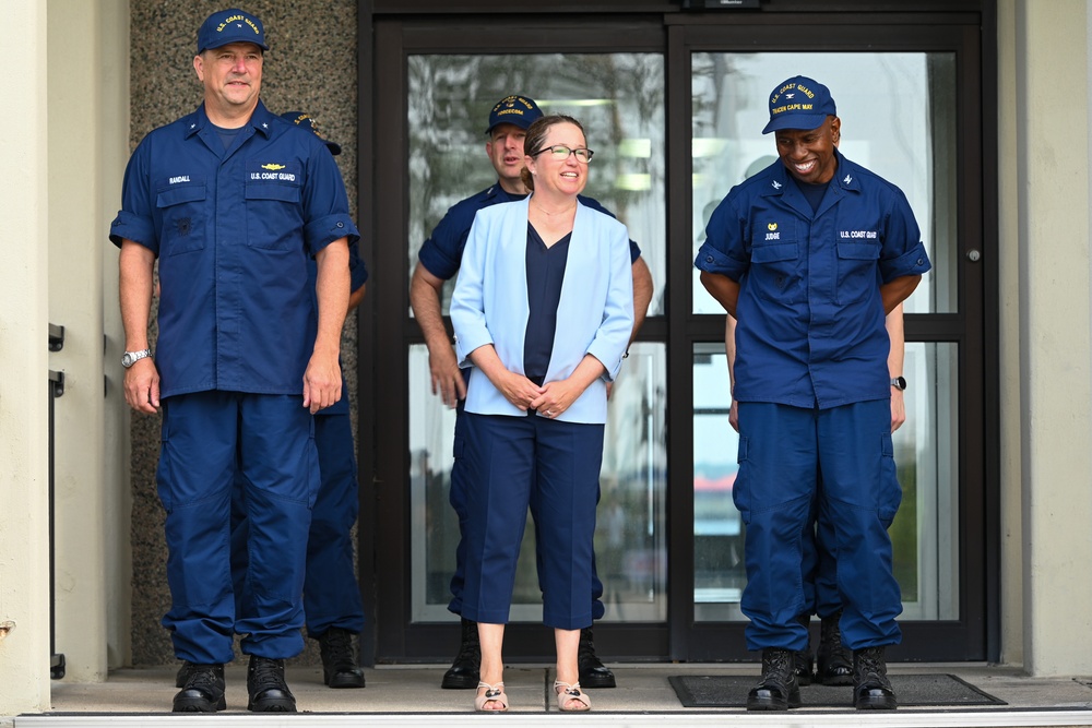 USNCC President Visits Navy Coast Guard Training Center Cape May as a VIP