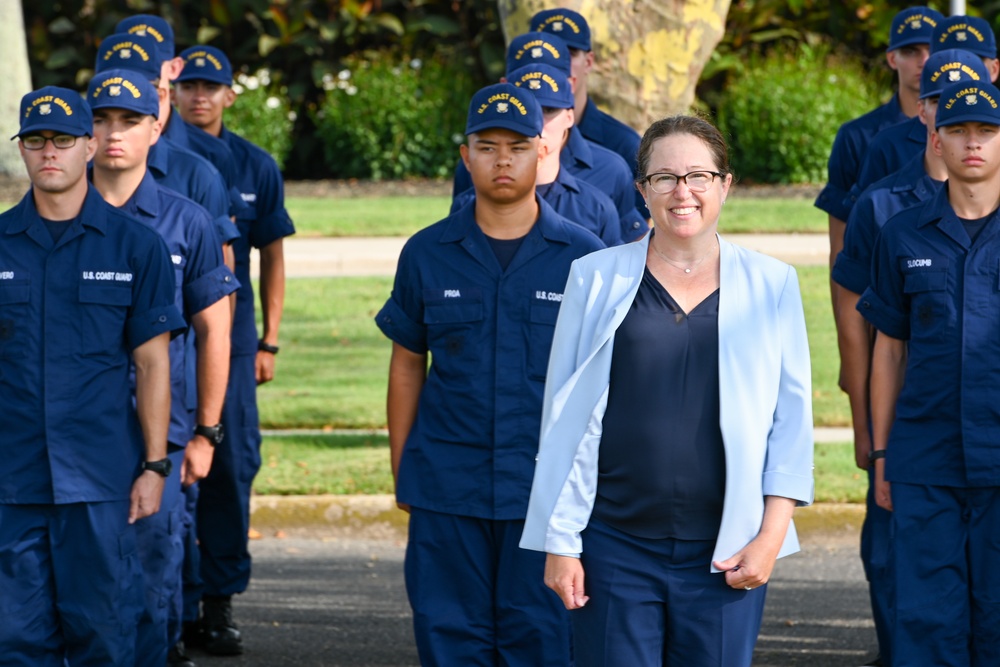 USNCC President Visits Navy Coast Guard Training Center Cape May as a VIP