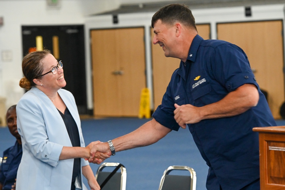 USNCC President Visits Navy Coast Guard Training Center Cape May as a VIP