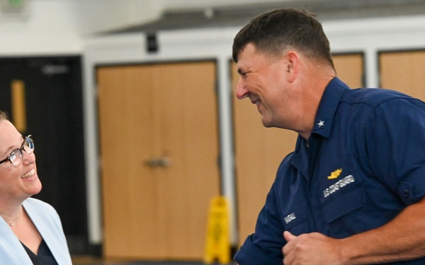 USNCC President Visits Navy Coast Guard Training Center Cape May as a VIP