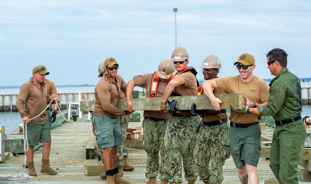 NECC Sailors Train During LSE 2023