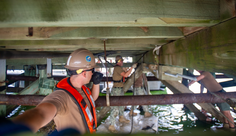 NECC Sailors Train During LSE 2023