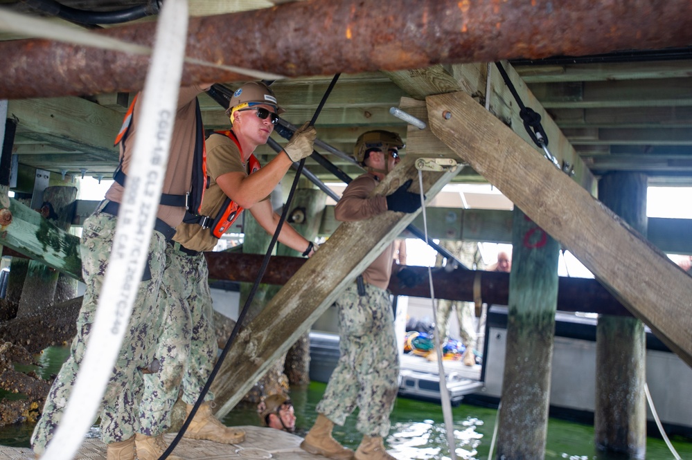 NECC Sailors Train During LSE 2023