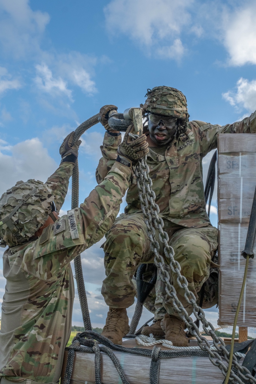 Operation Lethal Eagle III Sustainment Sling Load