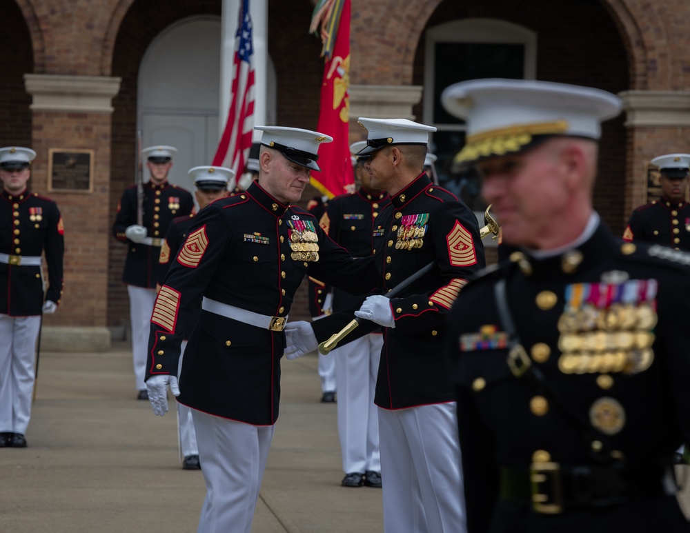 Sergeant Major Relief and Appointment Ceremony