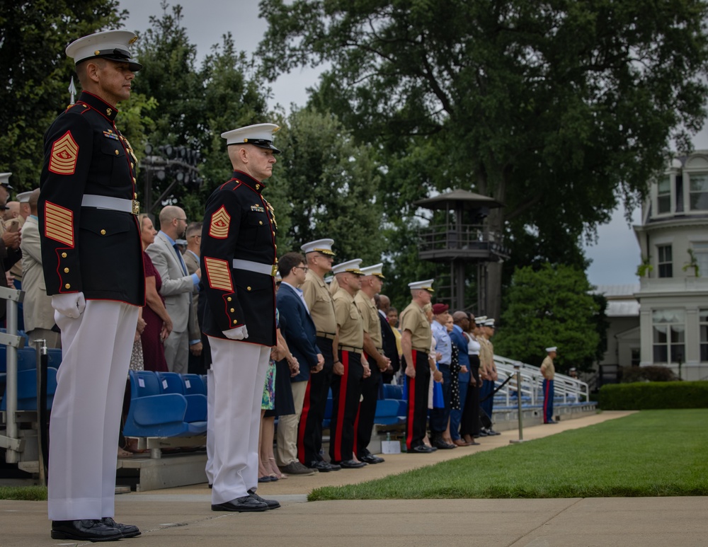 Sergeant Major Relief and Appointment Ceremony